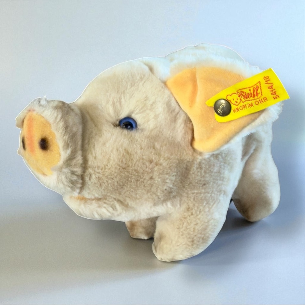 Steiff Cosy Piggy Pig/Jolanthe 7-9” Plush Stuffed Animal Model No. 5414/18